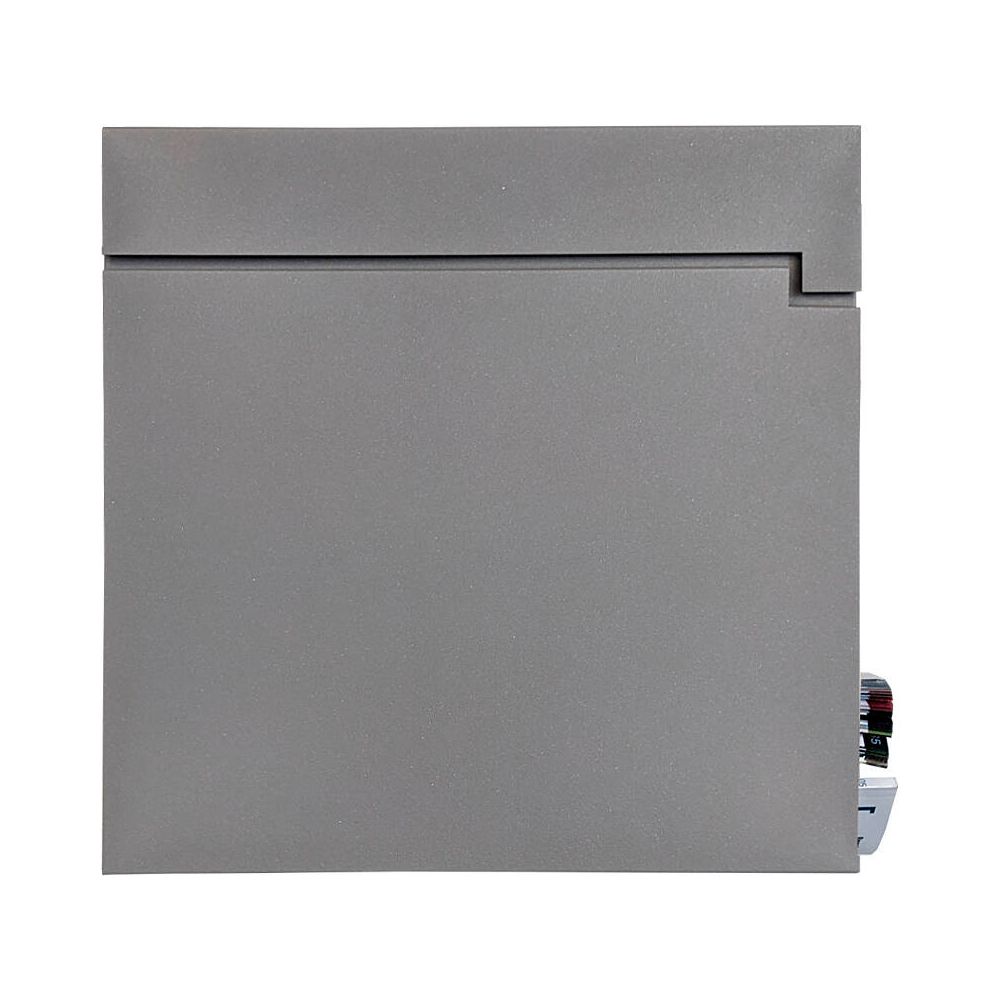 SafePost 810 wandbrievenbus staal - aluminiumgrijs