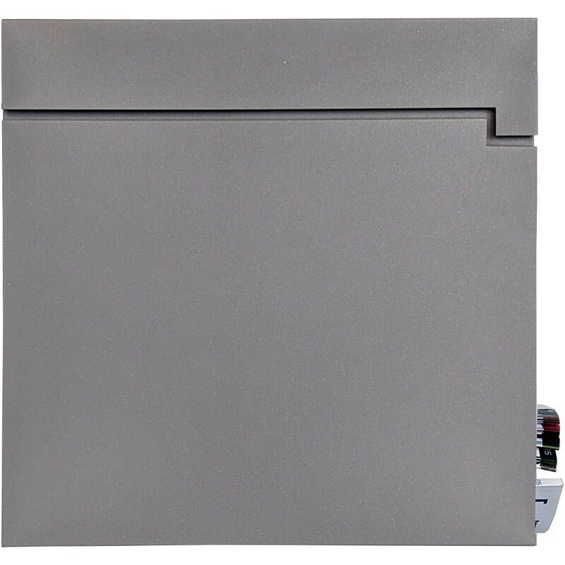 SafePost 810 wandbrievenbus staal - aluminiumgrijs