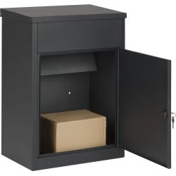 Practo Garden Victoria pakketbrievenbus wand staal - mat zwart