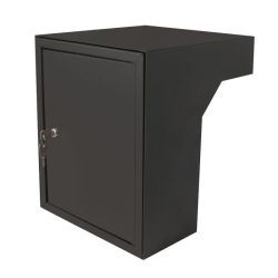 STOER! Flexibele postinbouwkast zwart 35-50cm