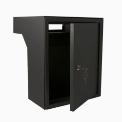 STOER! Flexibele postinbouwkast zwart 35-50cm