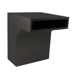 STOER! Flexibele postinbouwkast zwart 35-50cm