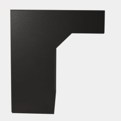 STOER! Flexibele postinbouwkast zwart 35-50cm