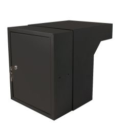 STOER! Flexibele postinbouwkast zwart 35-50cm