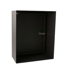 STOER! Post inbouwkast met deurtje - zwart 165mm