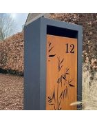 Cortenstaal designbrievenbussen